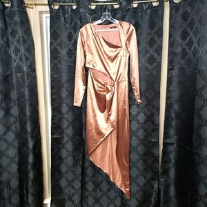 Copper long formal gown